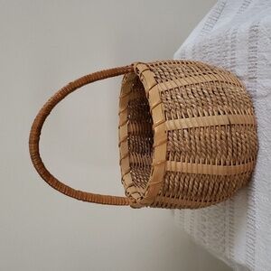 Vintage Gathering Basket, Rustic, farmhouse, boho. Flynn